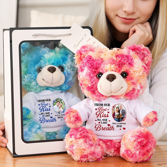 Together Forever - Teddy Bear With Personalized Photo Shirt
