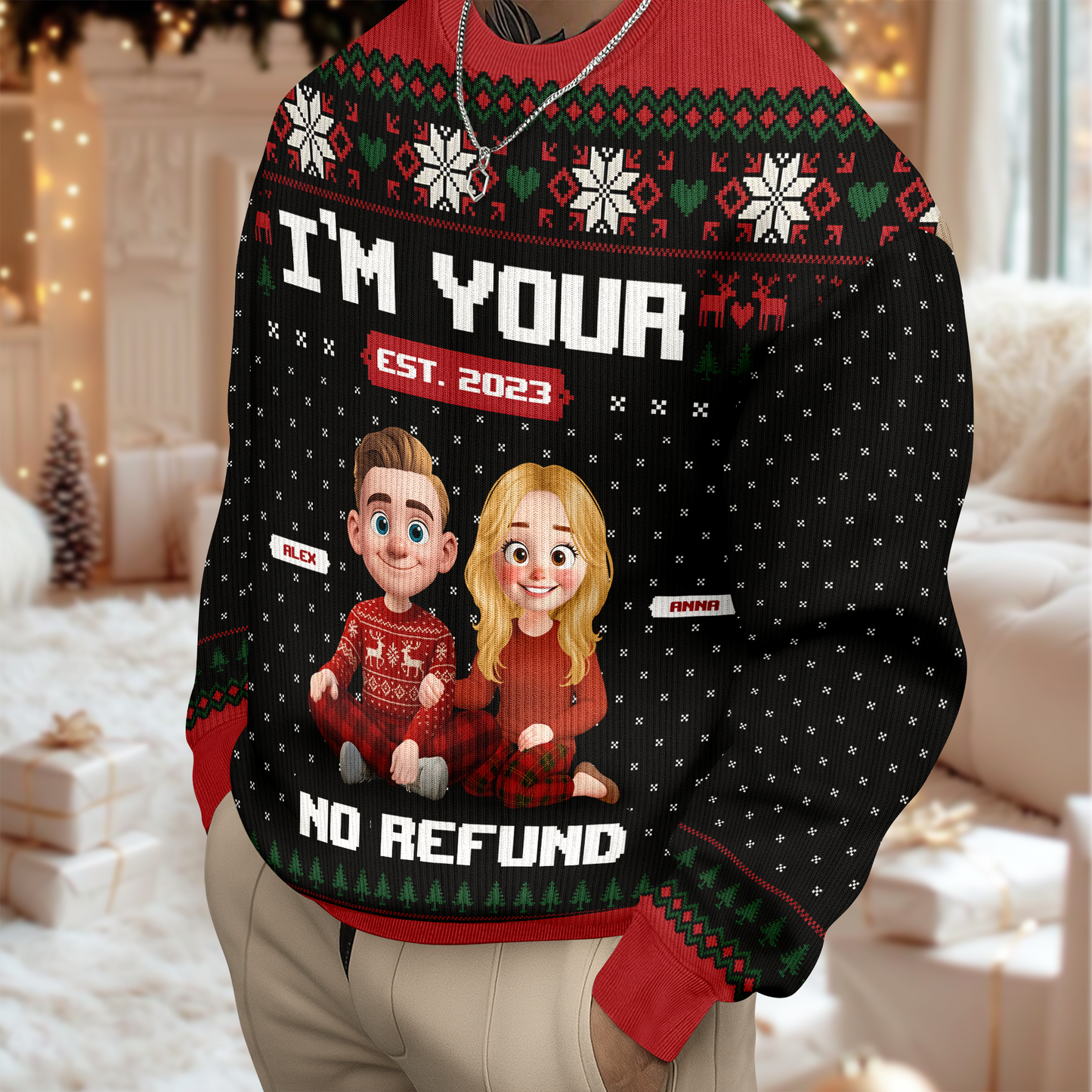 I Am Your - Custom Pet Ugly Sweatshirt