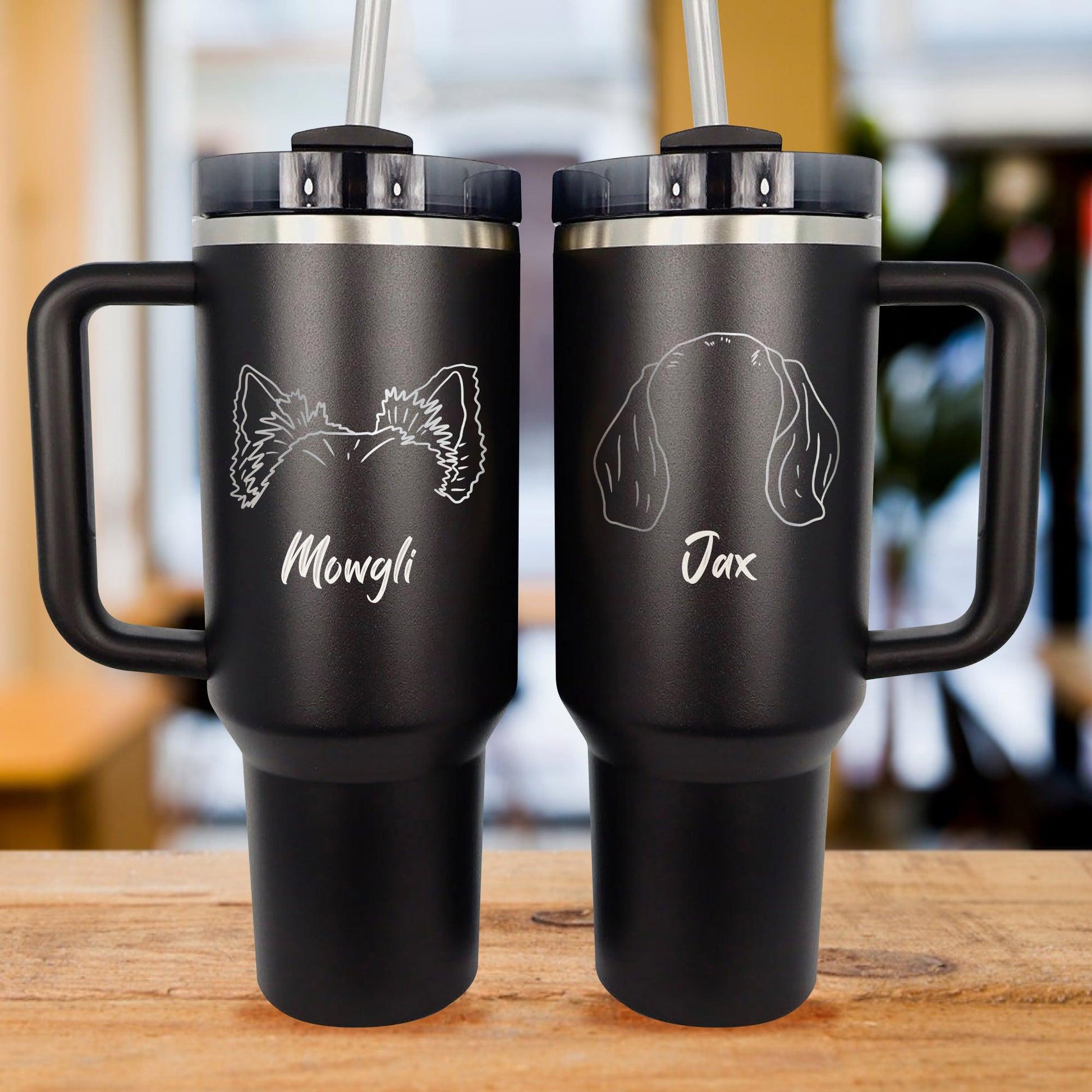 Dog Lovers Tumbler - Personalized Custom Tumbler For Him/Her Gift