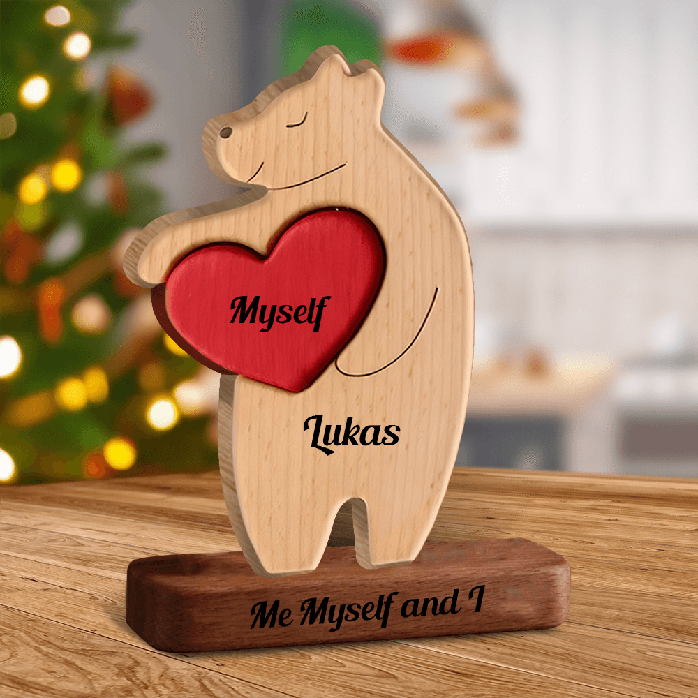Only Bears Family Puzzle - Custom Name - Gifts For Mother's Day