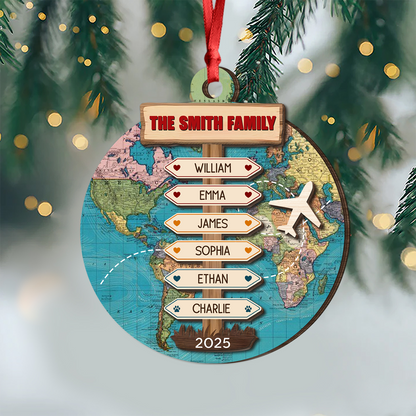 2025 Adventure Wood Ornament - Wood Ornament 2 Layered