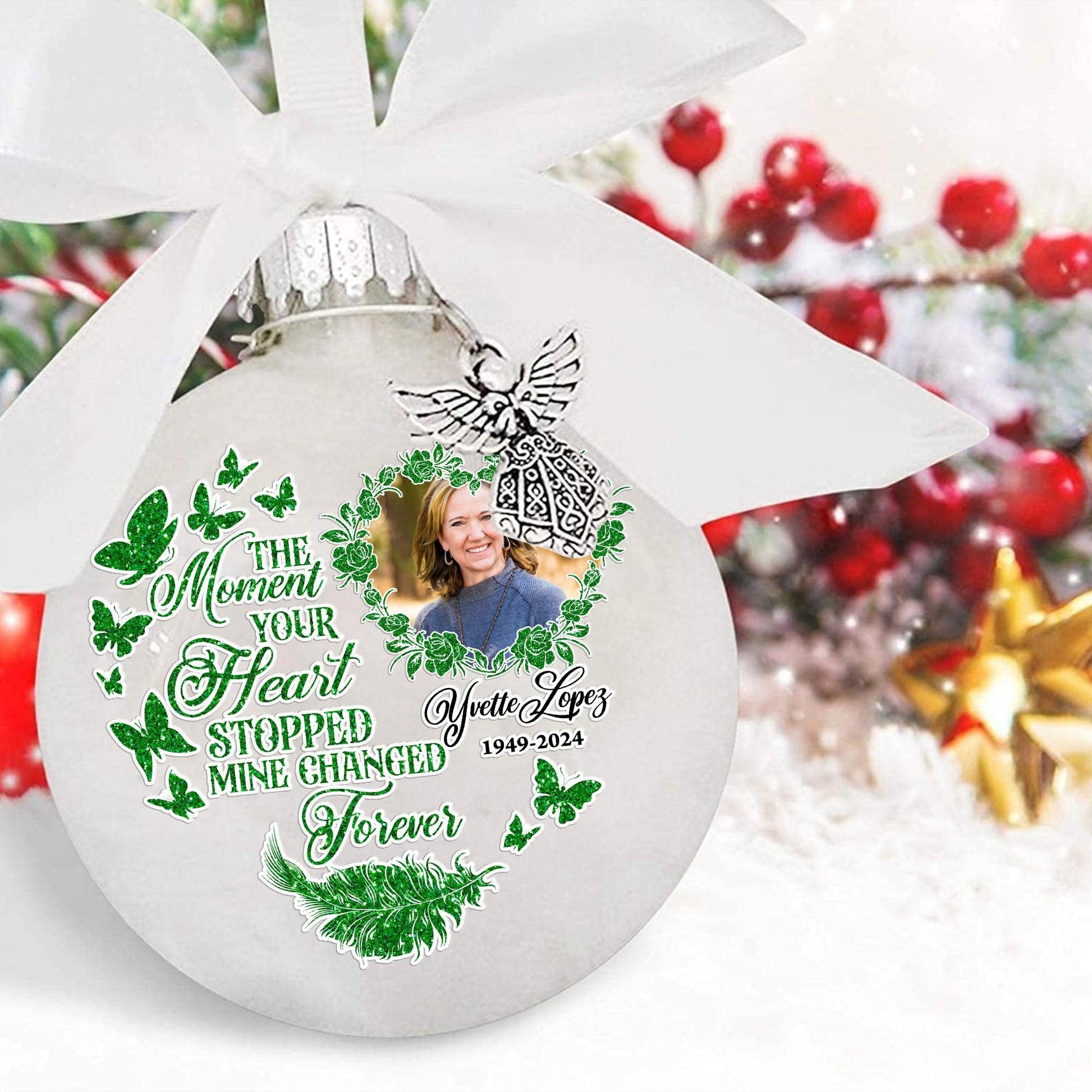 Angel Hanging Memorial Ornament - Heaven Keepsake Gift