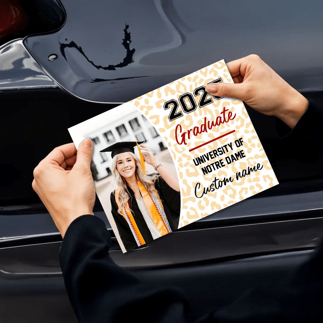 Custom Class Of 2025 Personalized Graduation Magnet - Personalized Car Magnet
