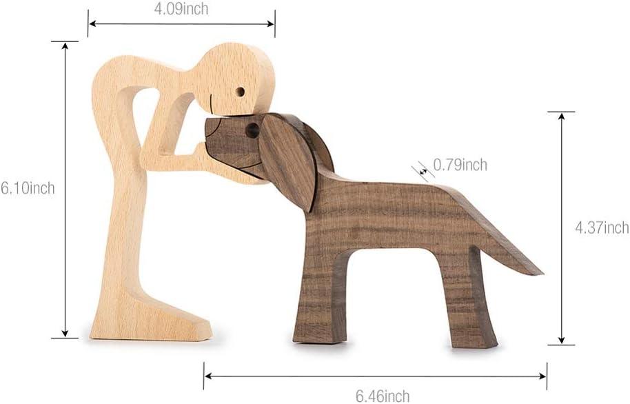 Non-Custom Pet Wood Statue - Pet Lover Gift Wood Sculpture Decor