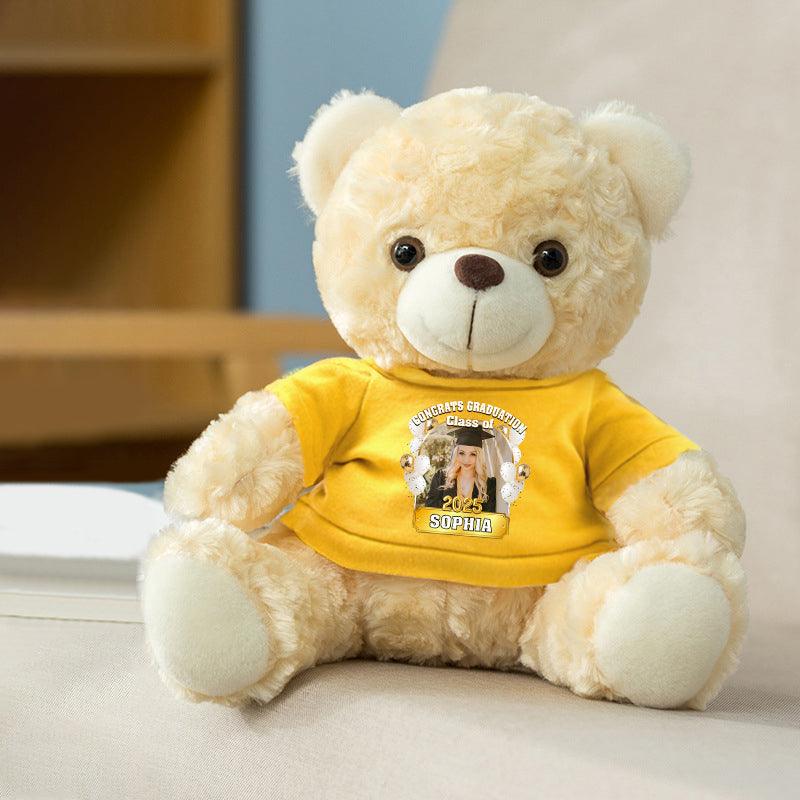 Class Of 2025 Congrats Graduate - Teddy Bear With Personalized Shirt