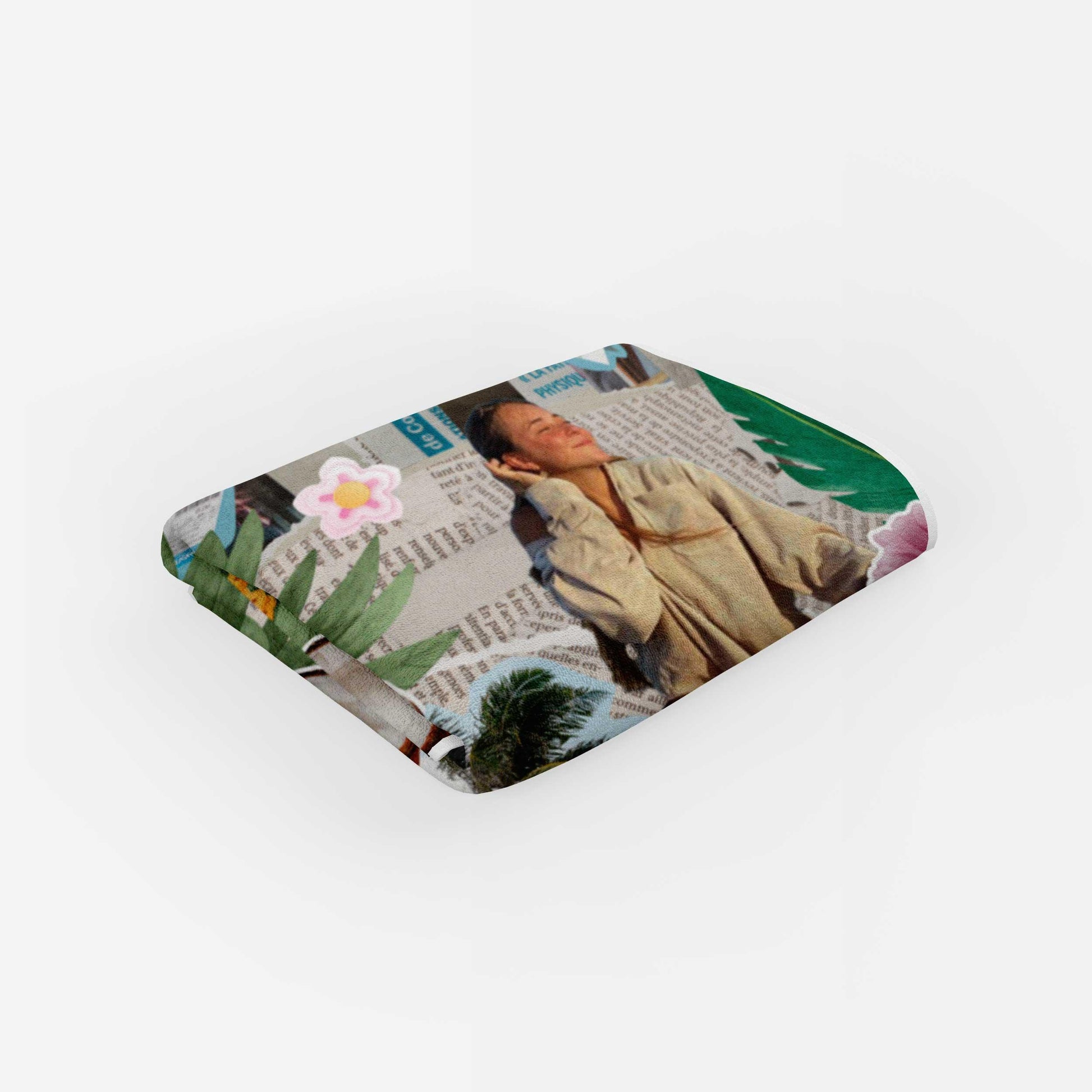 Personalized Photo Name Beach Towel - Custom Summer Gift