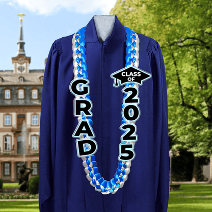 Graduation Lei with Personalized Name, Congrats Your Graduate
