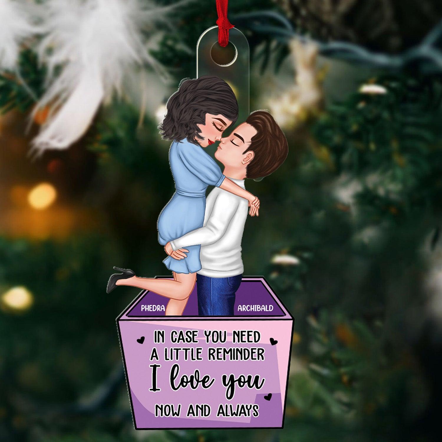 Couple Christmas Reminder Ornament - Personalized Acrylic
