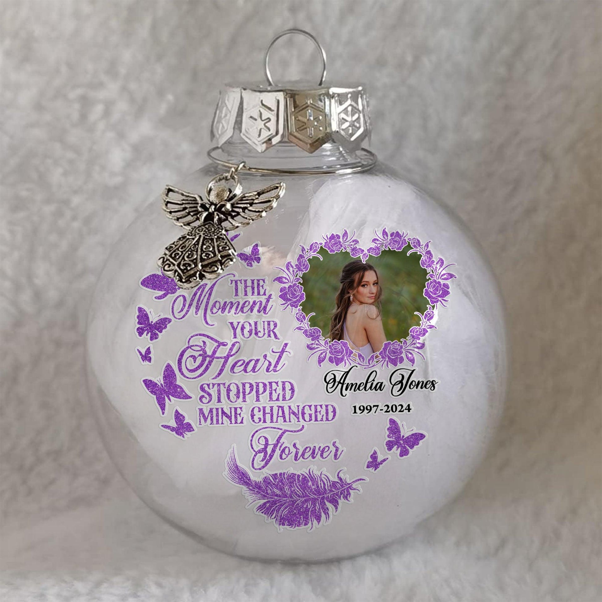 Angel Hanging Memorial Ornament - Heaven Keepsake Gift