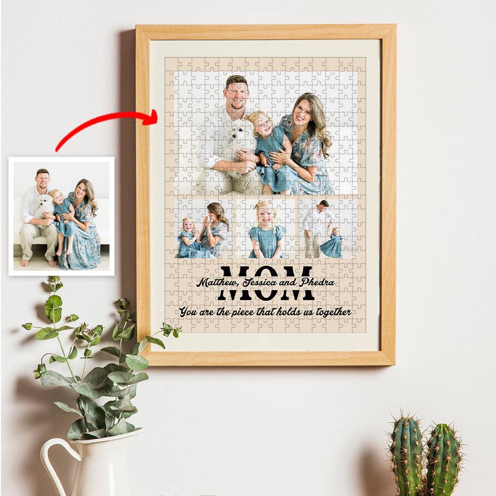 Personalized Photo Puzzle - Jigsaw Puzzle For Mother's Day Gift