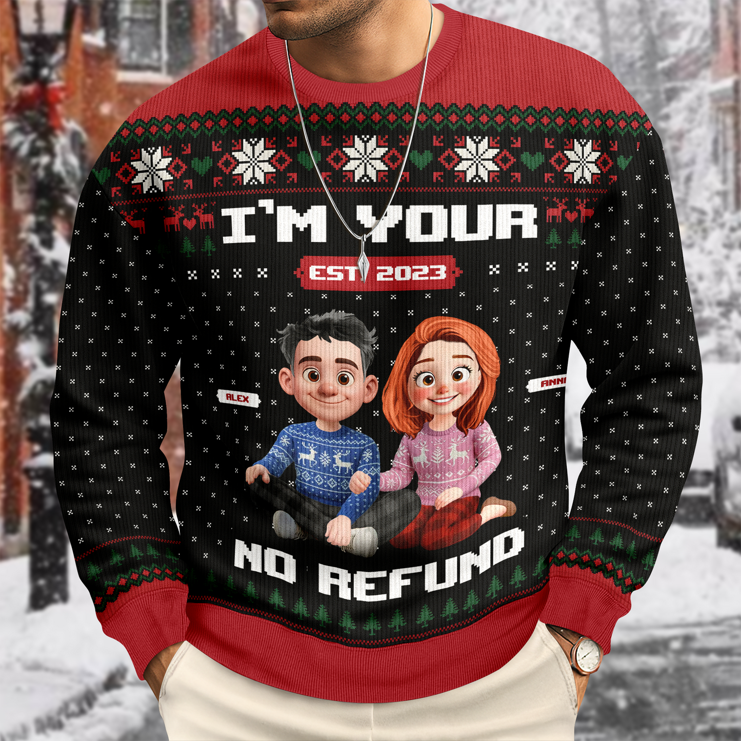 I Am Your - Custom Pet Ugly Sweatshirt