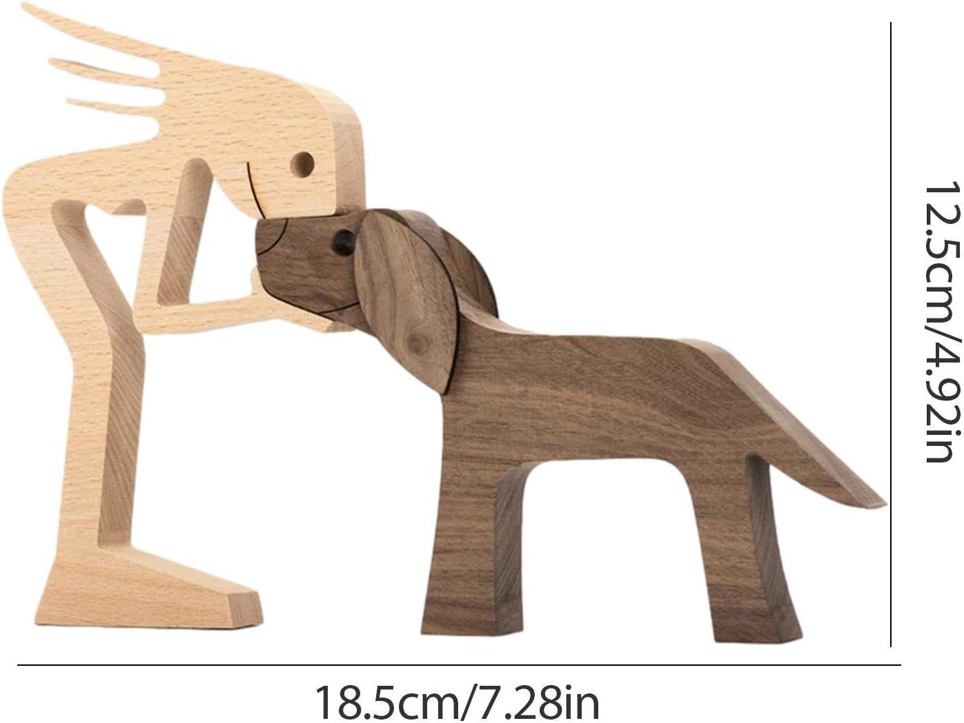 Non-Custom Pet Wood Statue - Pet Lover Gift Wood Sculpture Decor