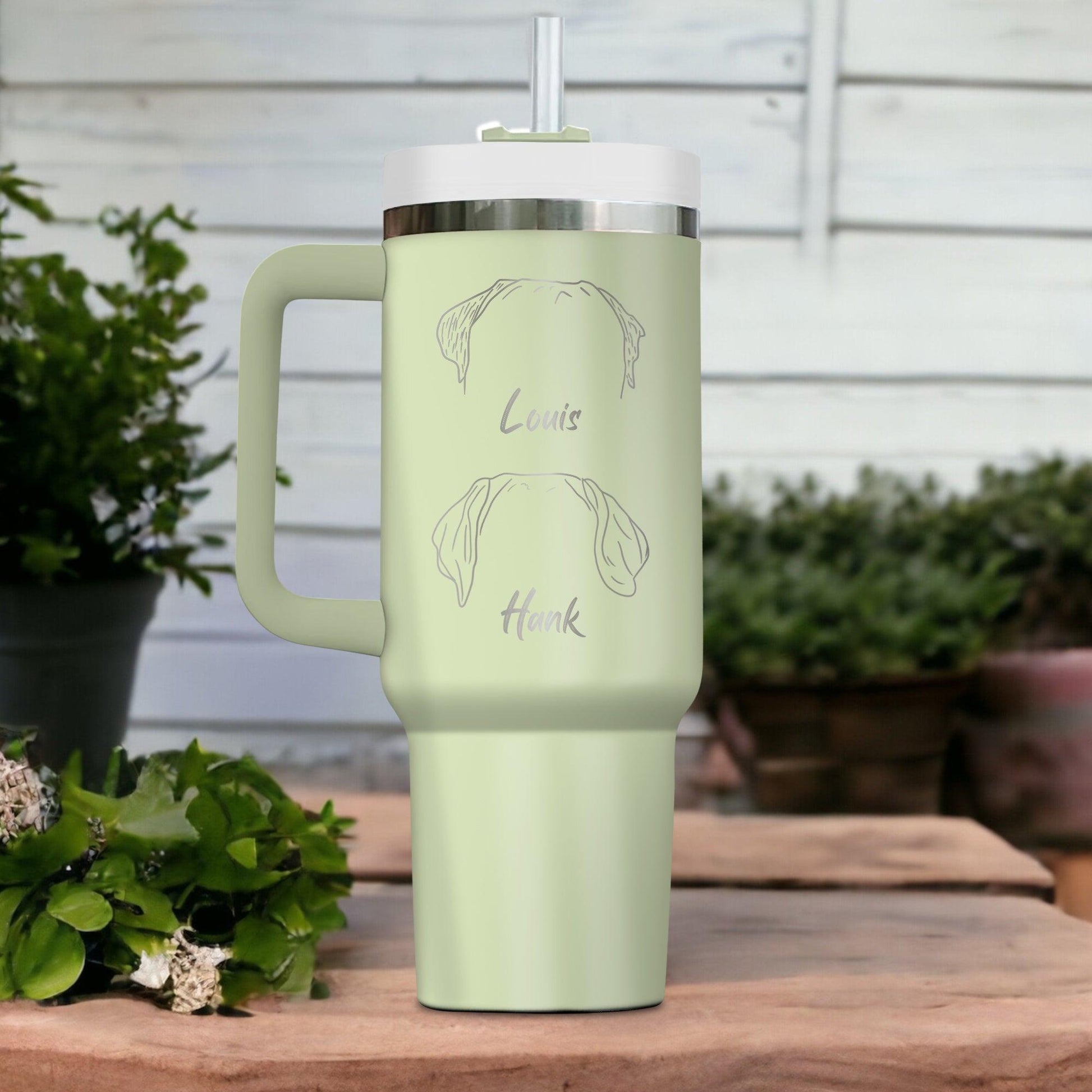 Dog Lovers Tumbler - Personalized Custom Tumbler For Him/Her Gift