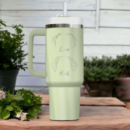 Dog Lovers Tumbler - Personalized Custom Tumbler For Him/Her Gift