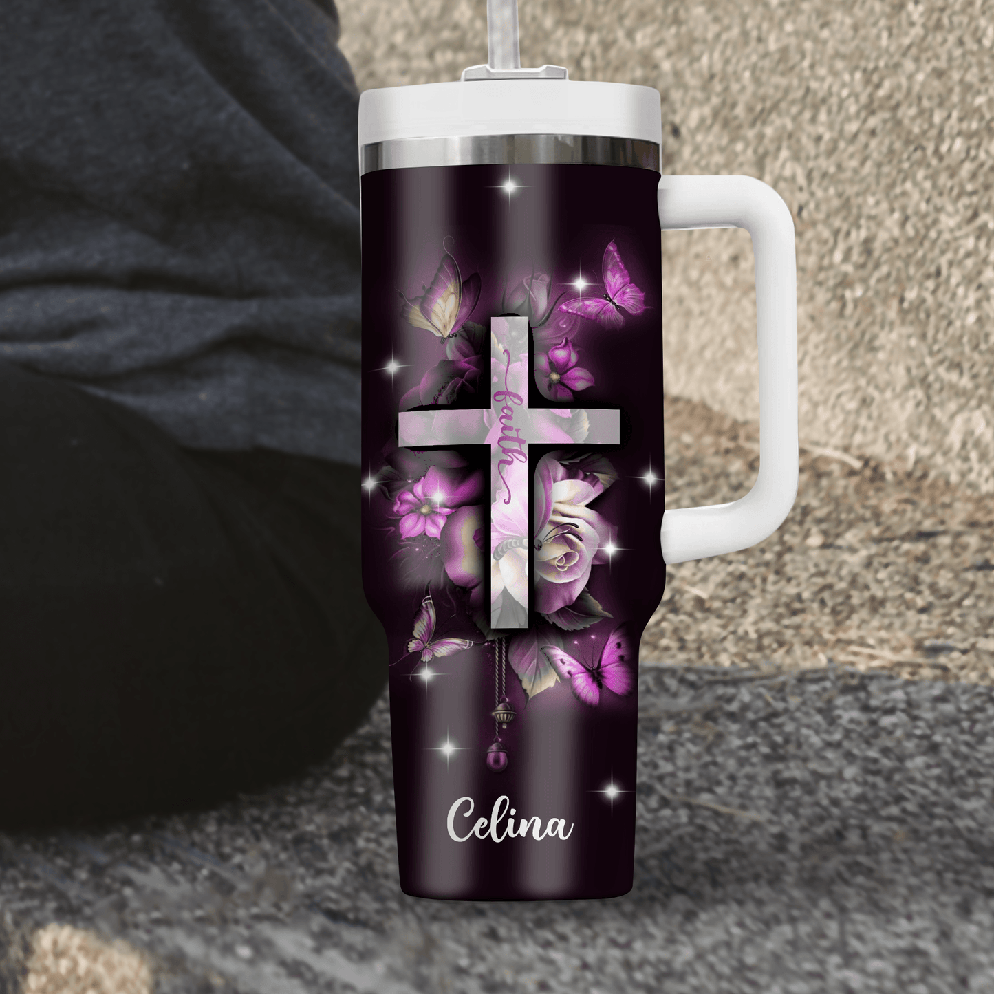 Surrounded By Your Glory - Personalized Custom Tumbler For Him/Her