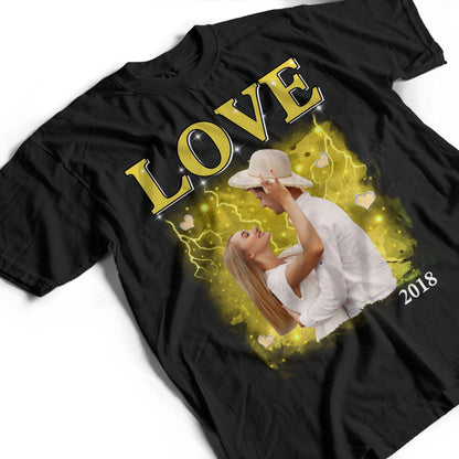 Photo Vintage Valentine Tee - Personalized Custom Unisex T-Shirt