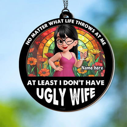 Love You Forever - Personalized Custom Suncatcher - Personalized Hanging Acrylic