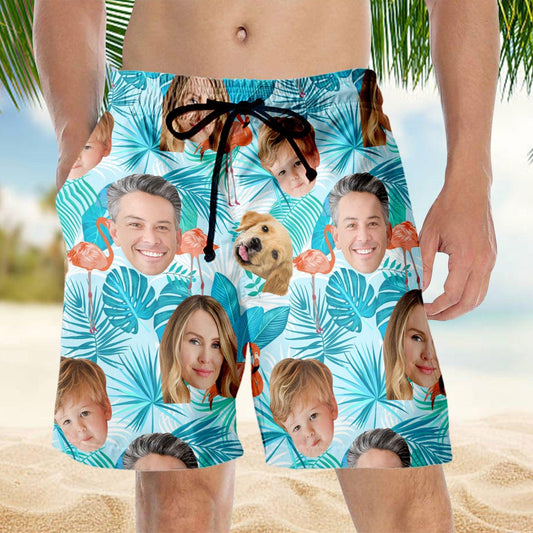 Custom Face Hawaiian Short - Dog Hawaiian Short - Father's Day Gift