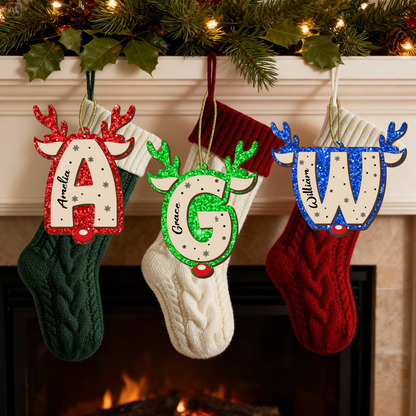 Weihnachtsschmuck Familie - Holzschmuck in individueller Form - 2-lagiger Holzschmuck 