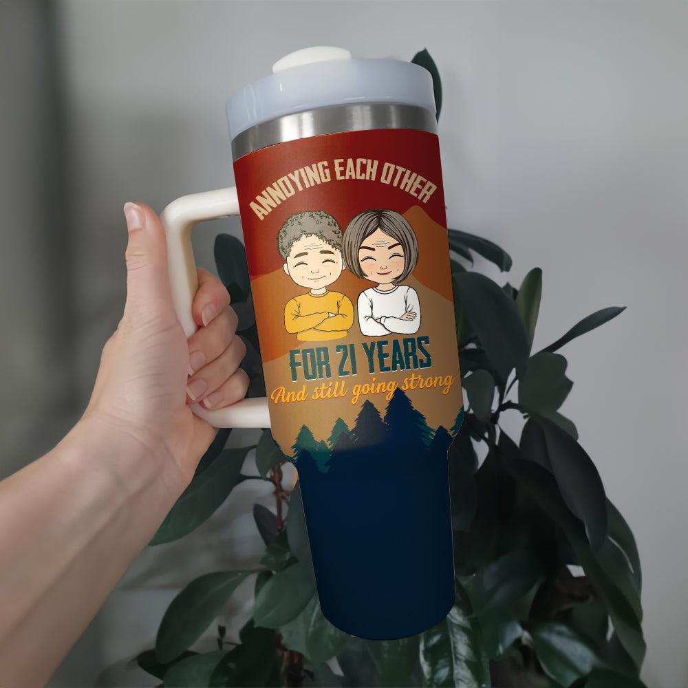 Annoying Each Other Couple Tumbler - Personalized Custom Tumbler