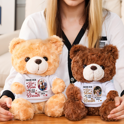 Together Forever - Teddy Bear With Personalized Photo Shirt