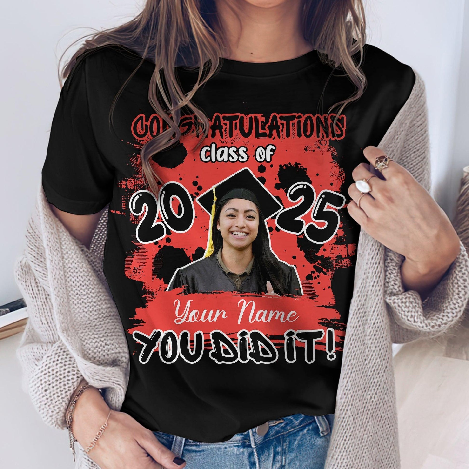 Congratulations You Did It T-Shirt - Graduation Unisex T-Shirt