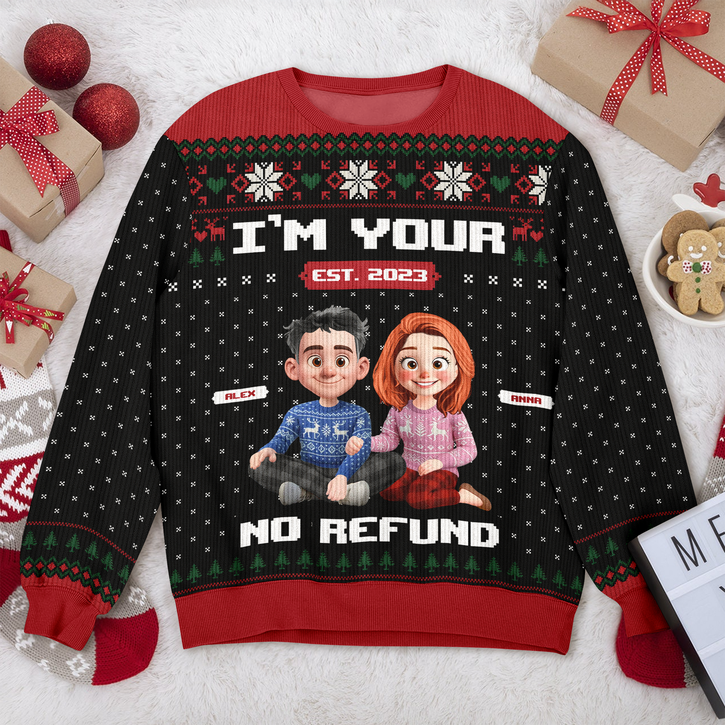 I Am Your - Custom Pet Ugly Sweatshirt