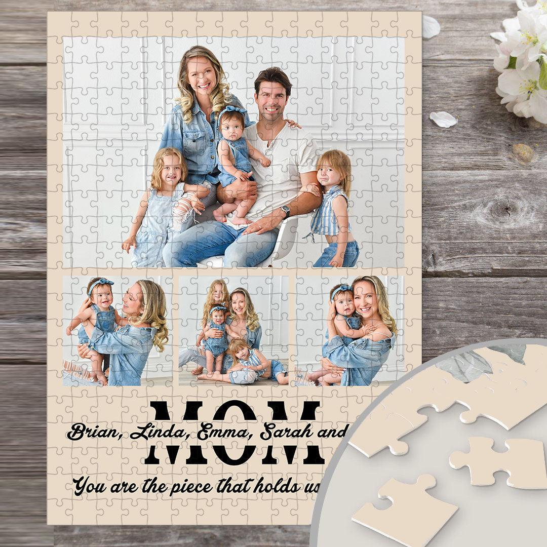 Personalized Photo Puzzle - Jigsaw Puzzle For Mother's Day Gift