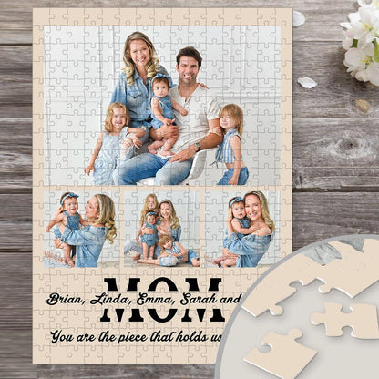 Personalized Photo Puzzle - Jigsaw Puzzle For Mother's Day Gift