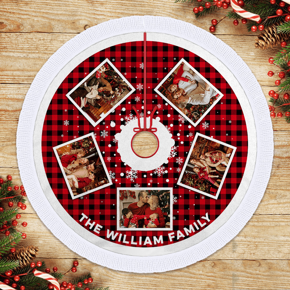 Christmas Tree Skirt - Personalized Home Decor - Tree Cover