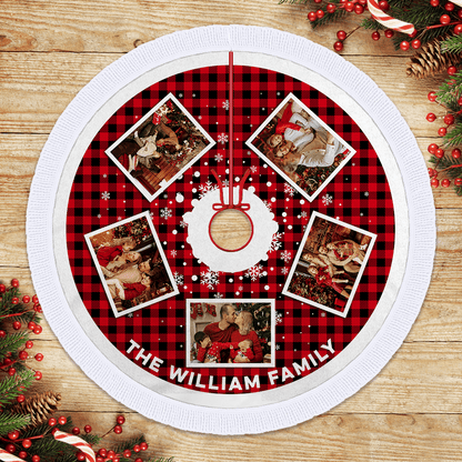 Christmas Tree Skirt - Personalized Home Decor - Tree Cover