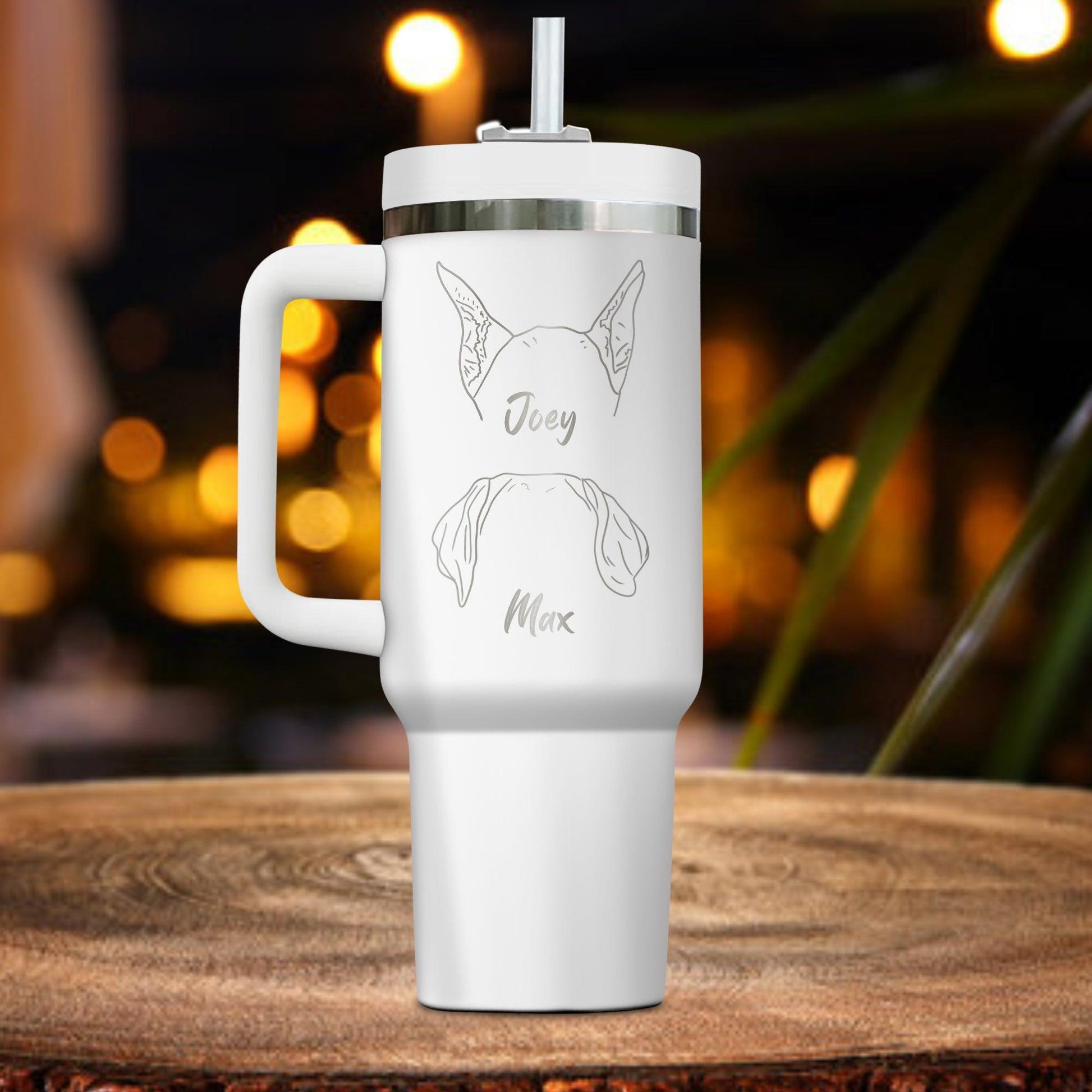 Dog Lovers Tumbler - Personalized Custom Tumbler For Him/Her Gift