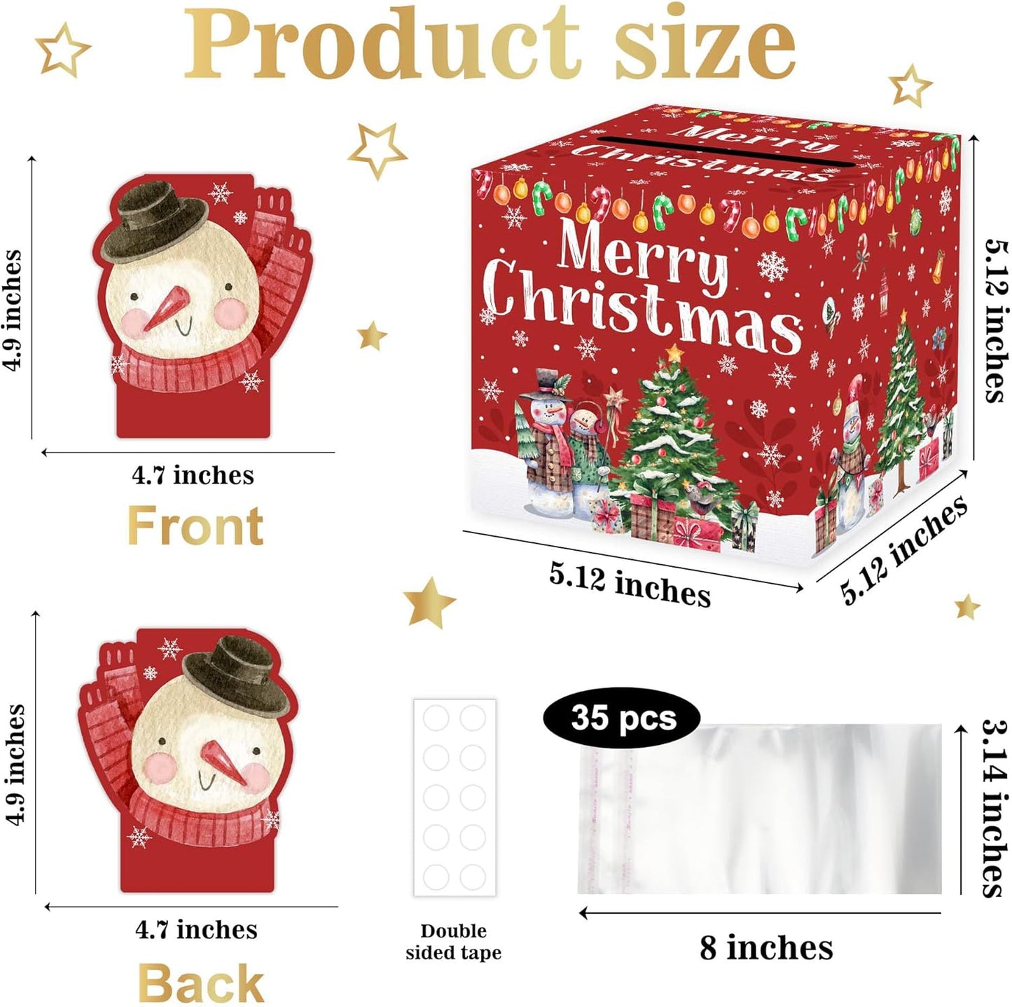 Christmas Money Box for Cash Pull, Christmas Money Pull Box Party Gifts