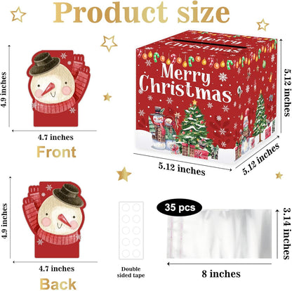 Christmas Money Box for Cash Pull, Christmas Money Pull Box Party Gifts