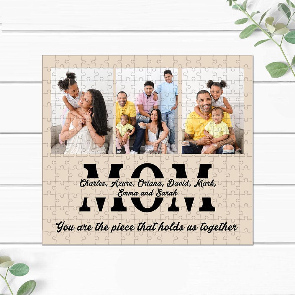 Personalized Photo Puzzle - Jigsaw Puzzle For Mother's Day Gift