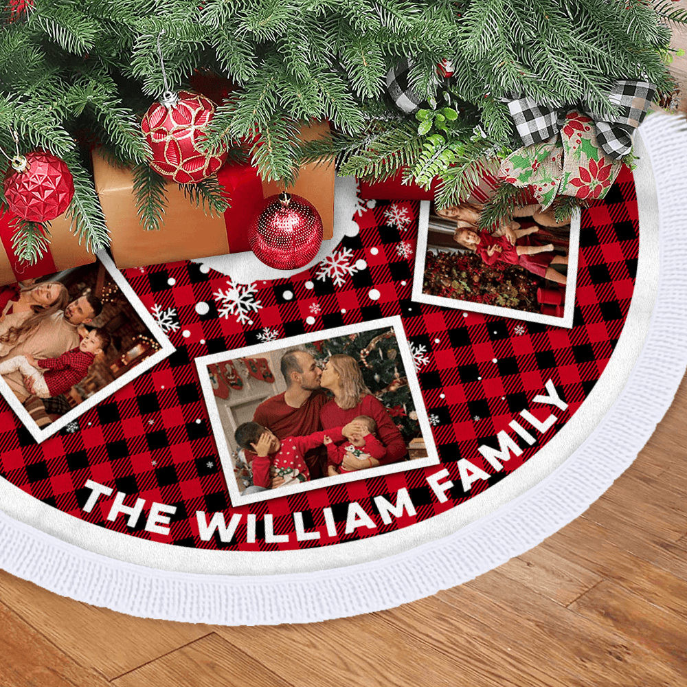 Christmas Tree Skirt - Personalized Home Decor - Tree Cover