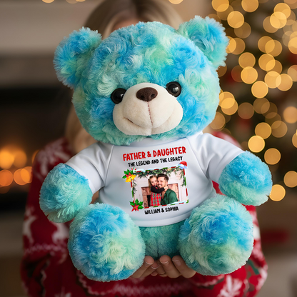 The Legend and The Legacy - Teddy Bear With Personalized Photo Shirt