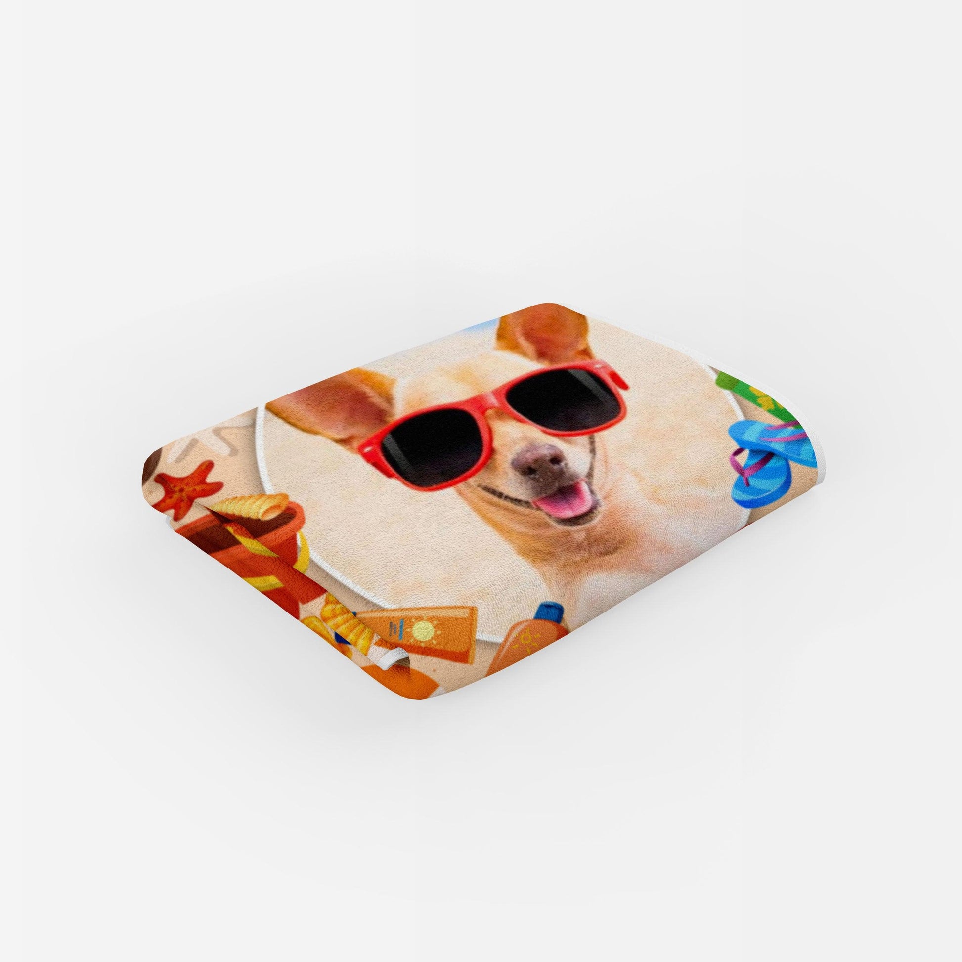 Personalized Dog Beach Towel - Funny Gift For Dog Mom and Dog Dad