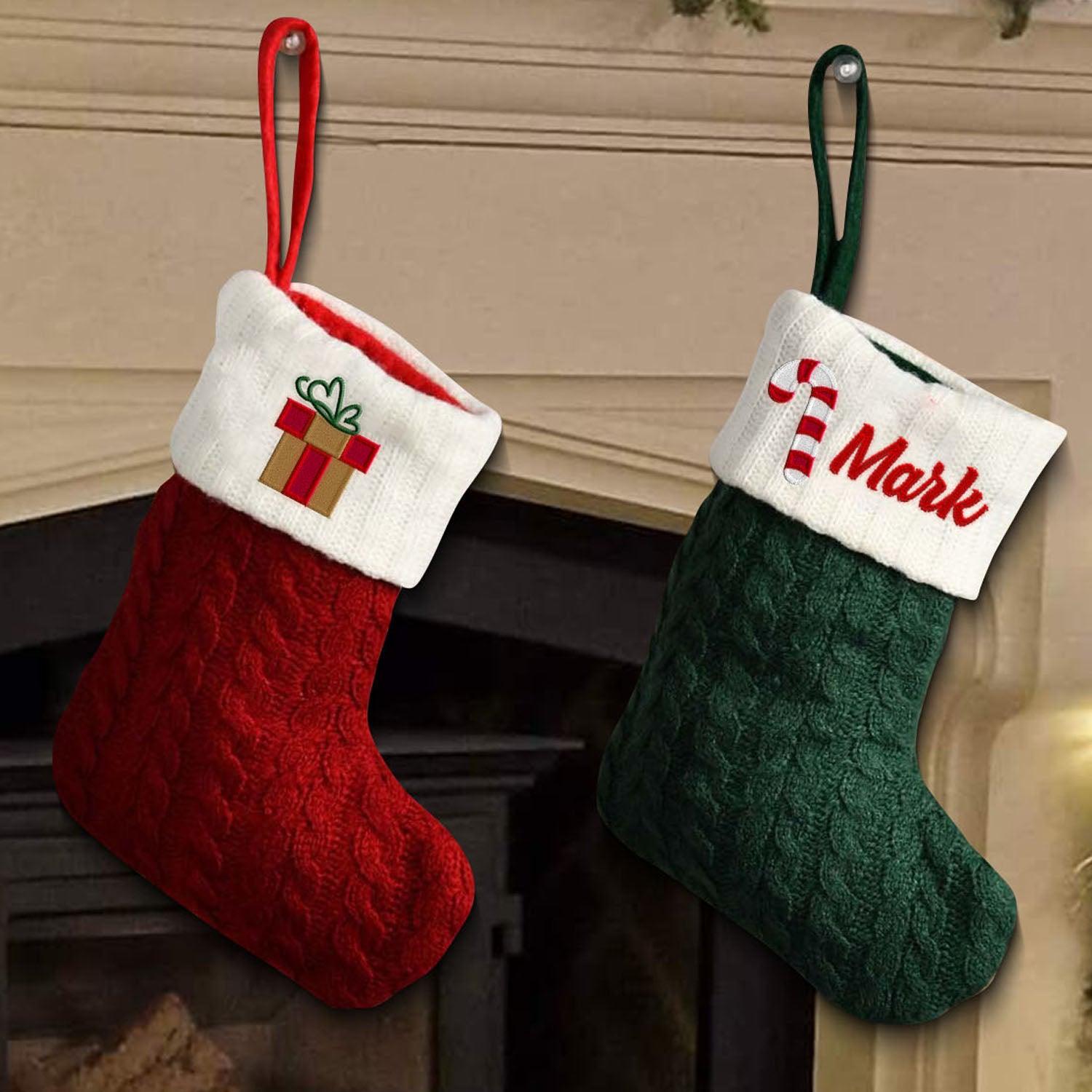 Best Cozy Embroidered Stockings - Christmas Gift For Family