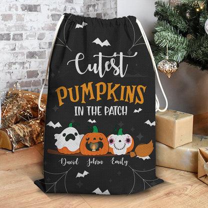 Cutest Pumpkins In The Patch Halloween Bag - Personalized Sack