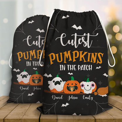 Cutest Pumpkins In The Patch Halloween Bag - Personalized Sack