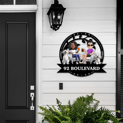 Our Family Address - Personalized Custom Shaped Metal Sign
