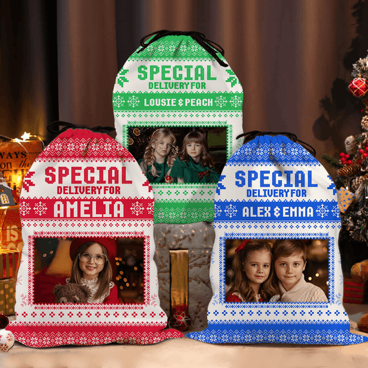 Custom Name Christmas Bag - Personalized Santa Bag Christmas For All