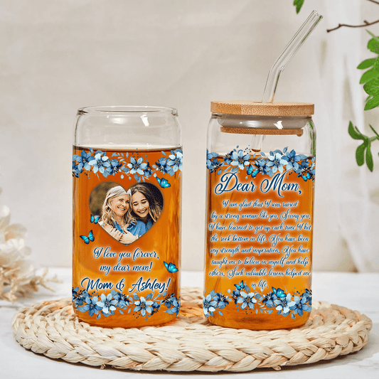 Love Letter Mother Glass Bottle - Personalized Glass Bottle