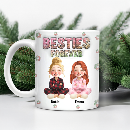 Bestie Forever - Personalized Custom 3D Inflated