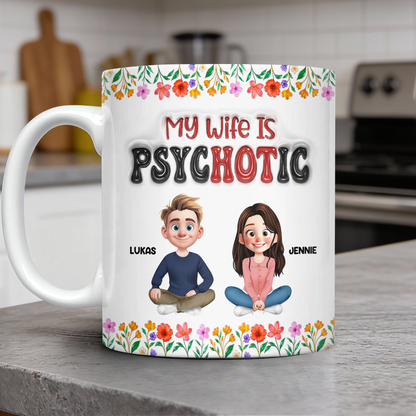 My Wife Is Hot Couple Gifts - Valentine's Day - Personalized Custom 3D Inflated