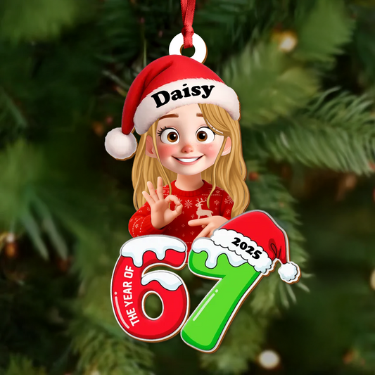 Weihnachtsschmuck Familie - Holzschmuck in individueller Form - 2-lagiger Holzschmuck 