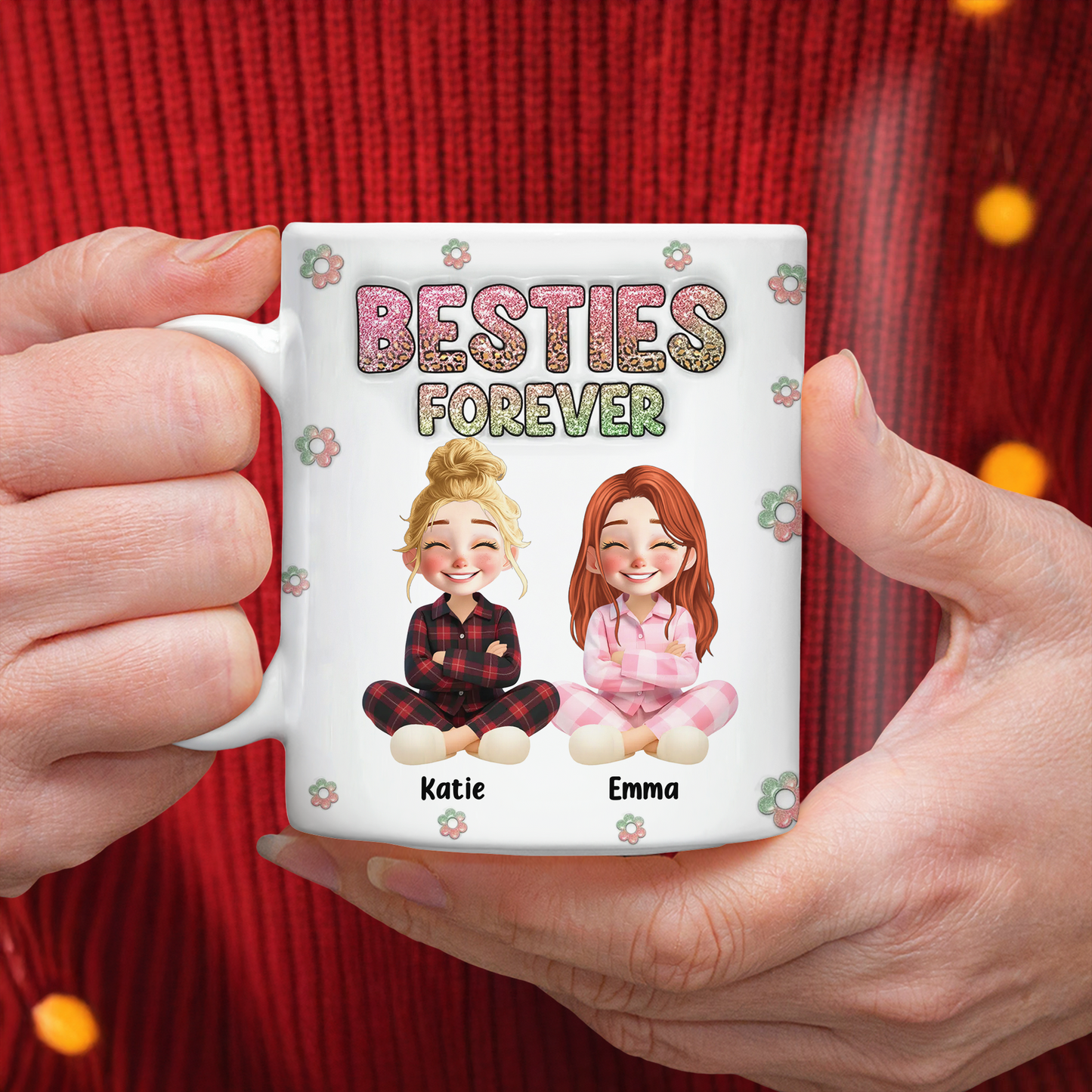Bestie Forever - Personalized Custom 3D Inflated