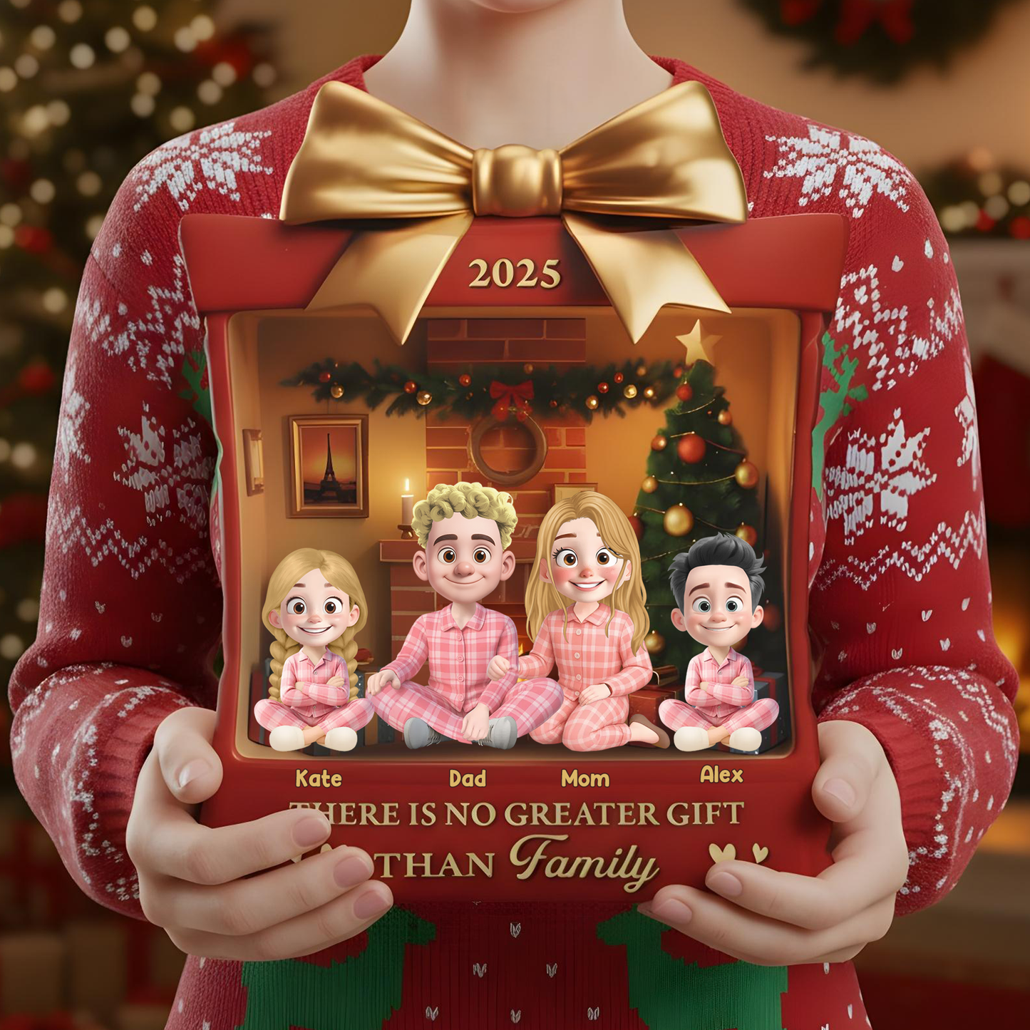 Our Family - Personalized Custom Shaped Pillow