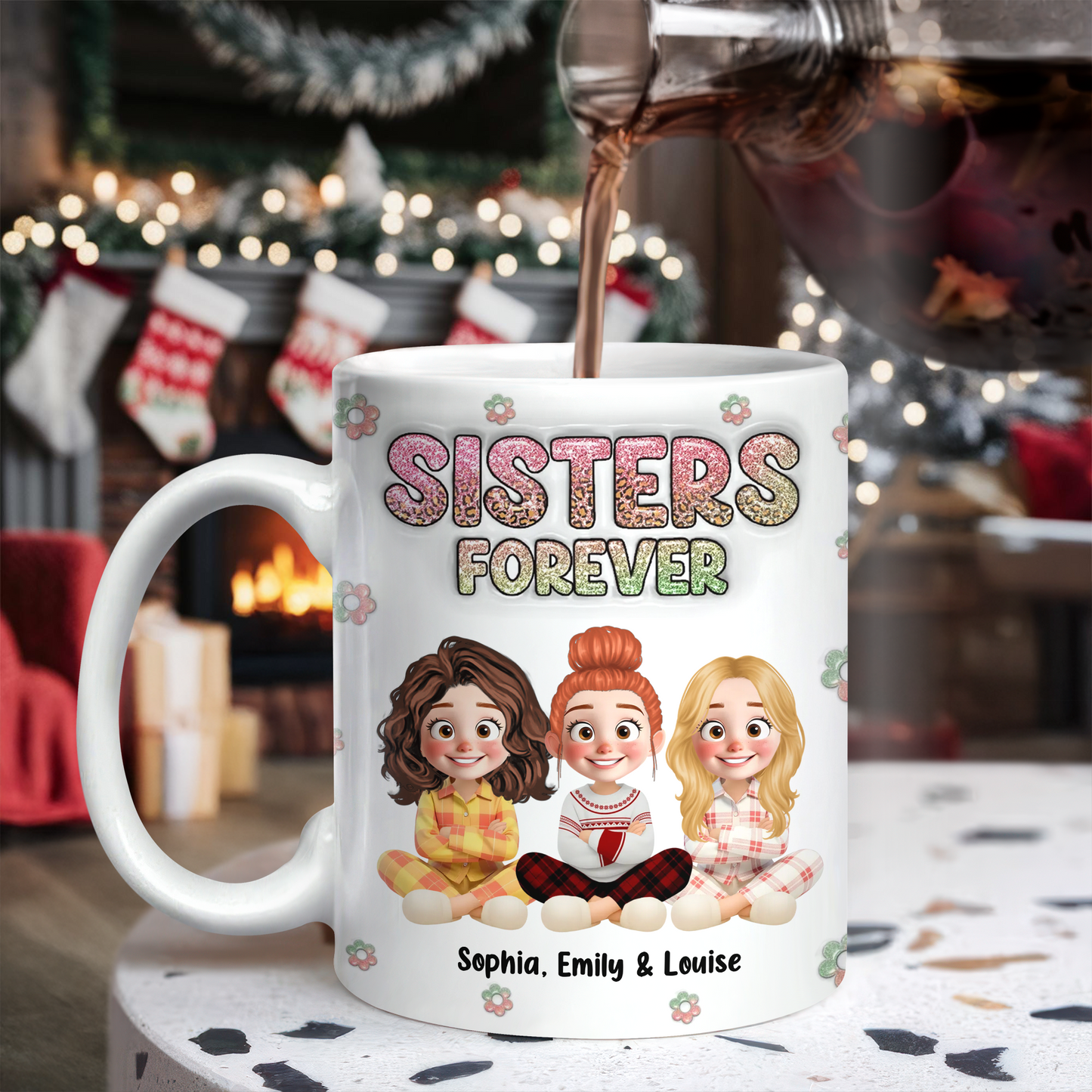 Bestie Forever - Personalized Custom 3D Inflated